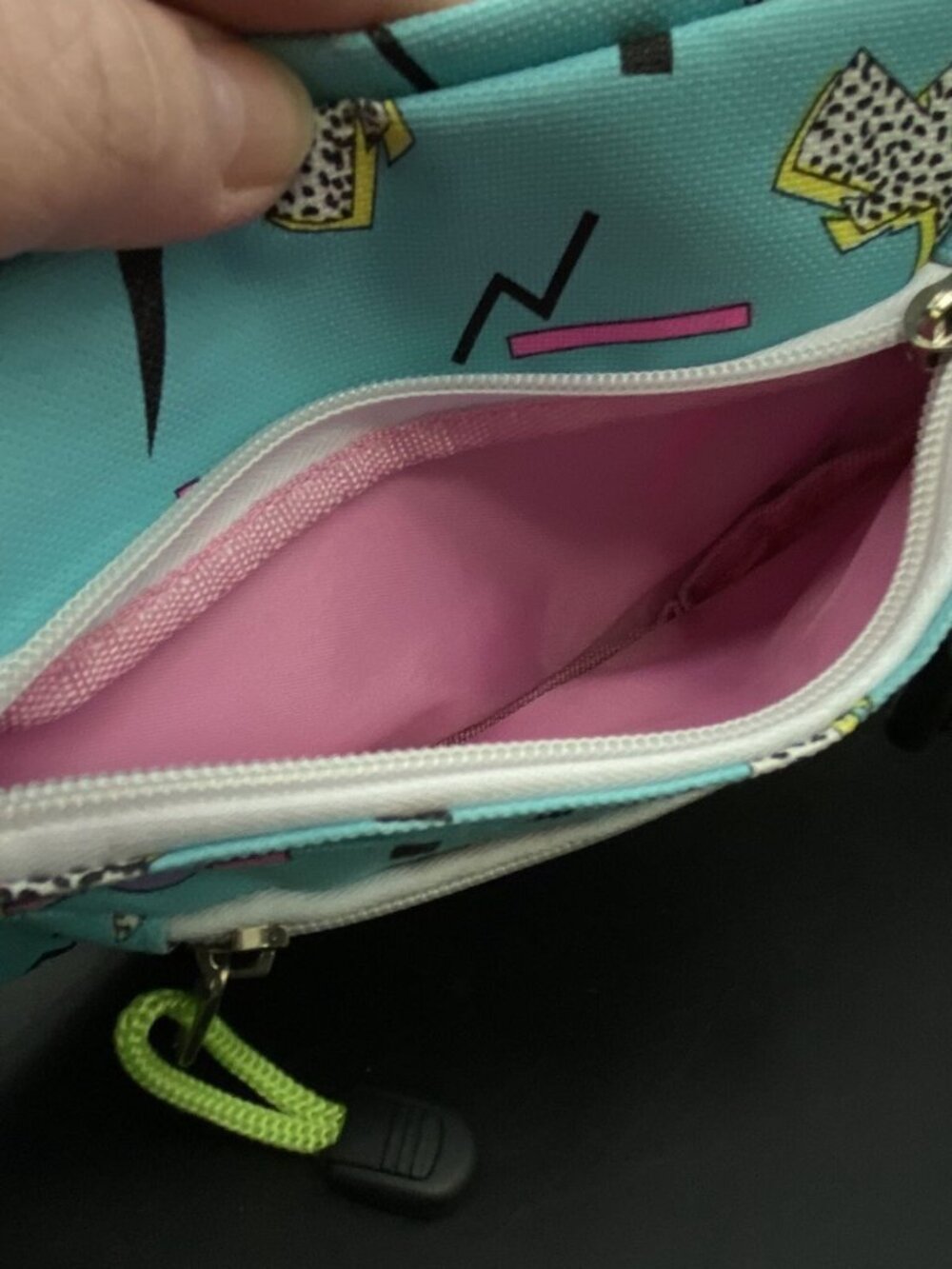 Coacha Dutch Bros Fanny Pack Retro 80’s Style 2017 Waist Bag Aqua Festival - Picture 7 of 9